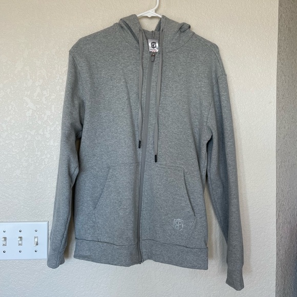 Born Primitive Zip-Up Hoodie Unisex (Gray) - Picture 2 of 7